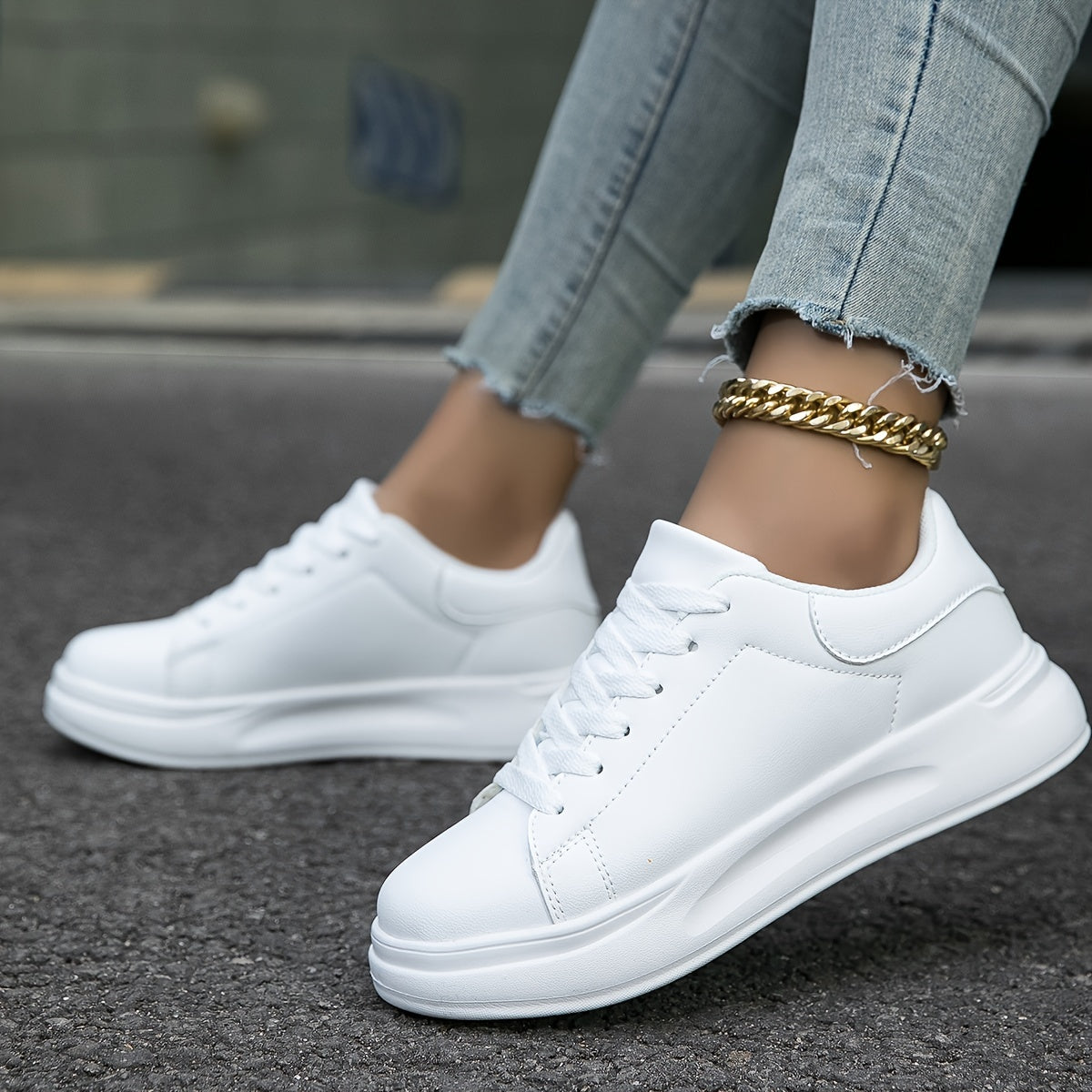 PU Leren Sneakers voor Vrouwen