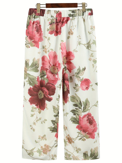 Lara - Zomerbroek met bloemen