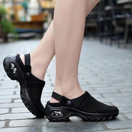 Mesh Slip-On Sandalen voor Dames