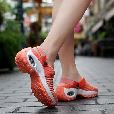 Mesh Slip-On Sandalen voor Dames