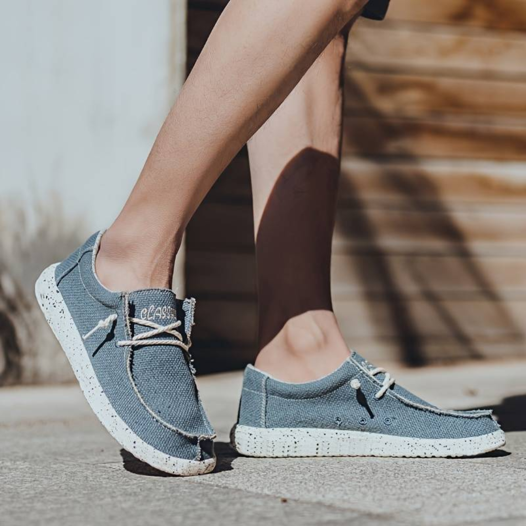 Ademende Canvas Sneakers voor Mannen