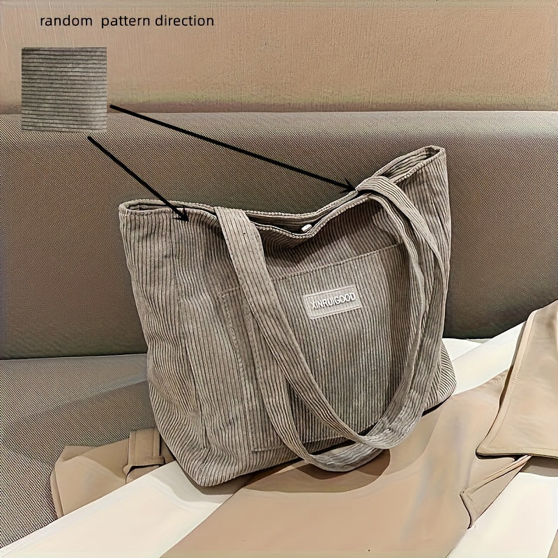 Elegante Corduroy Tas voor Dames
