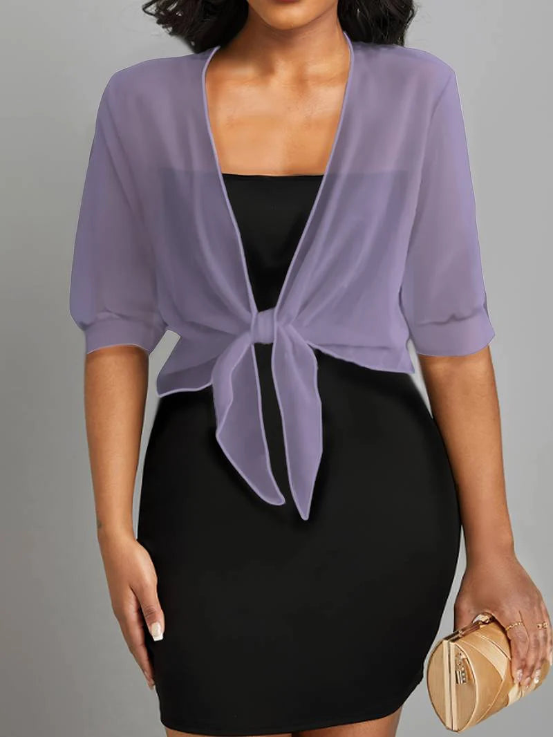 Olivia-Blouse met open voorkant voor dames