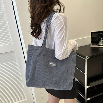Elegante Corduroy Tas voor Dames