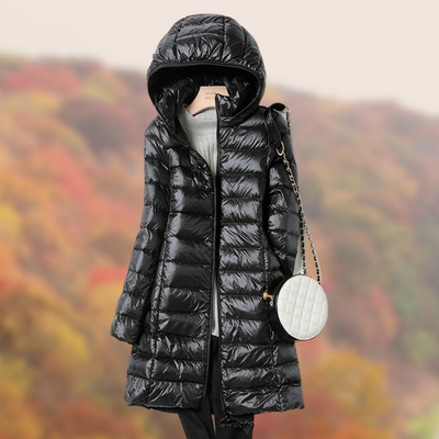 Lichtgewicht Hooded Down Jacket voor Dames