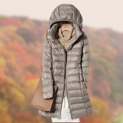 Lichtgewicht Hooded Down Jacket voor Dames