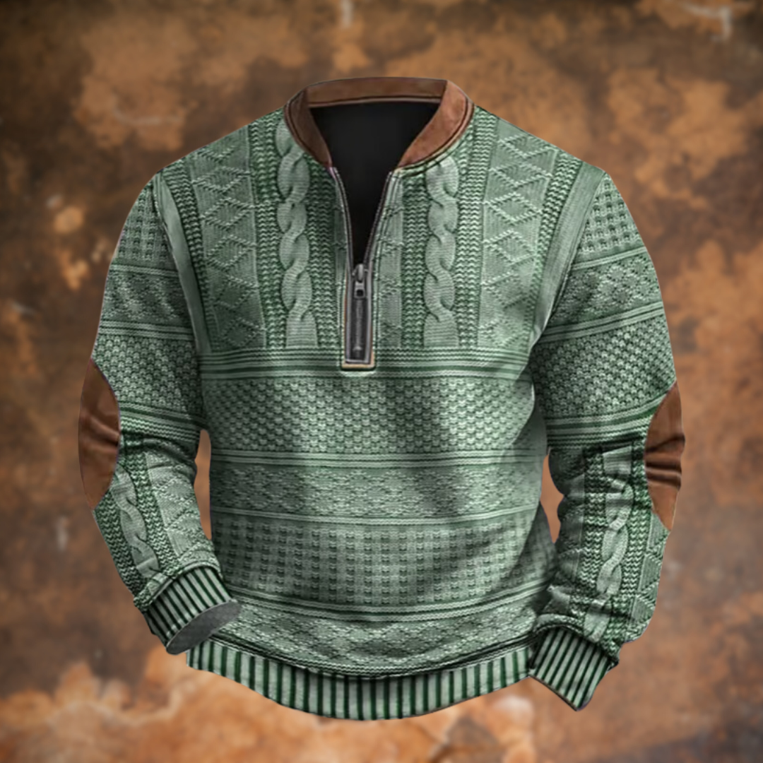 Ritssluiting Henley Trui voor Heren