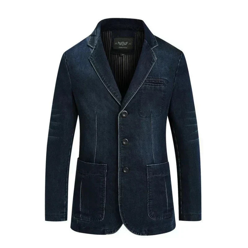 Denim Blazer voor Mannen