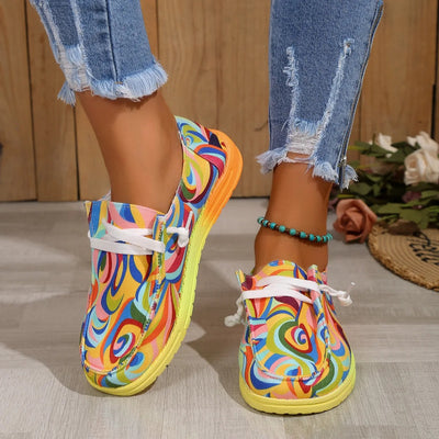 Kleurrijke Lage Sneakers voor Dames