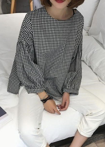 Katoenen Blouse met Asymmetrische Snit voor Dames