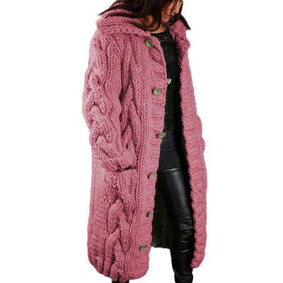 Lange Gebreide Vest voor Dames