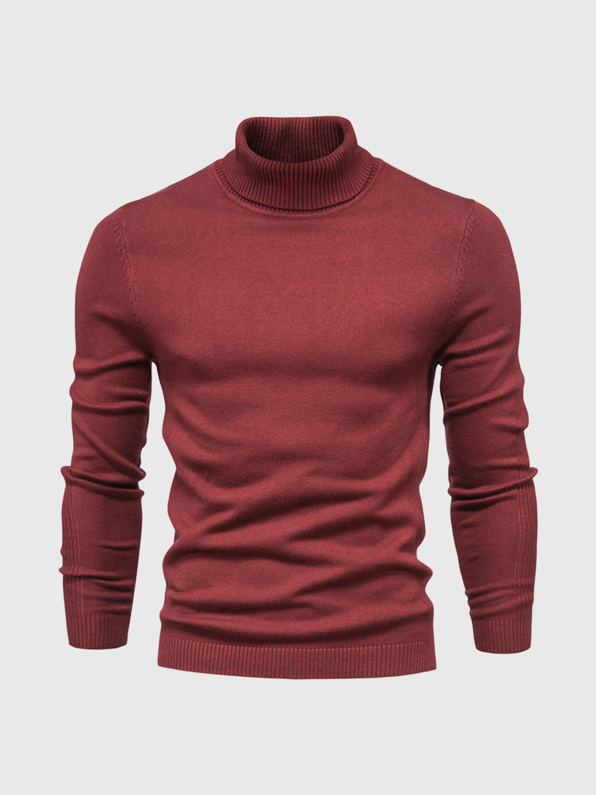Wollen Rollkragenpullover für Herren