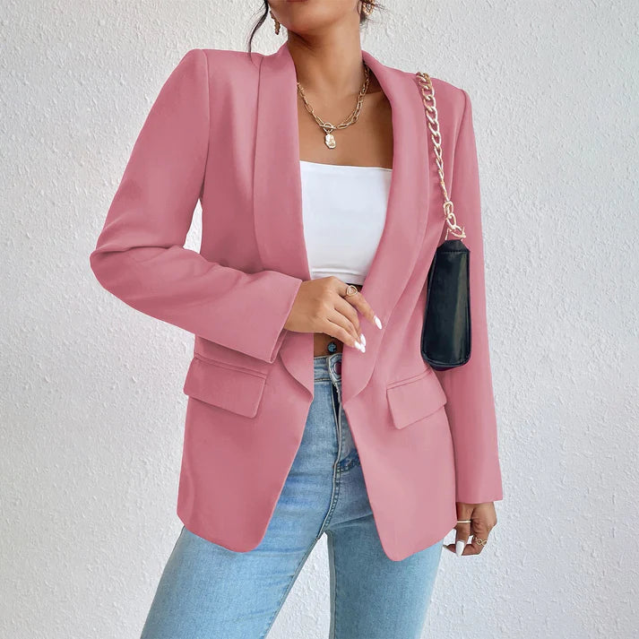 Tina-Tijdloze Klassieke Elegantie Blazer