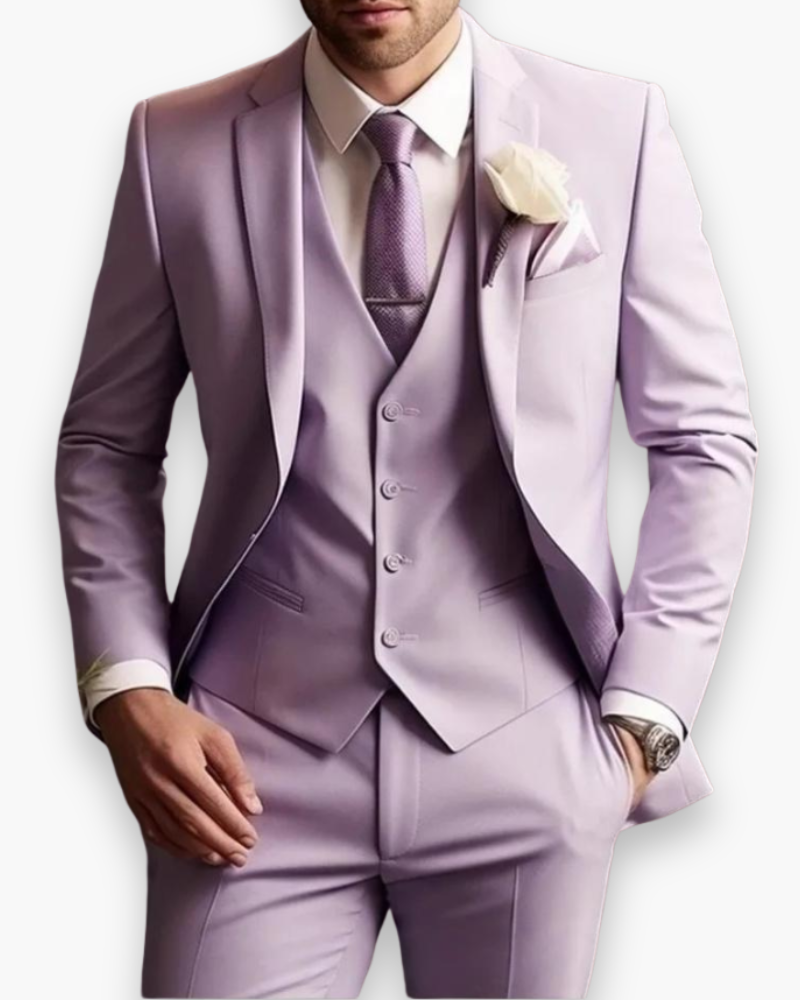 Herenspak 3-delig Slim Fit voor Mannen