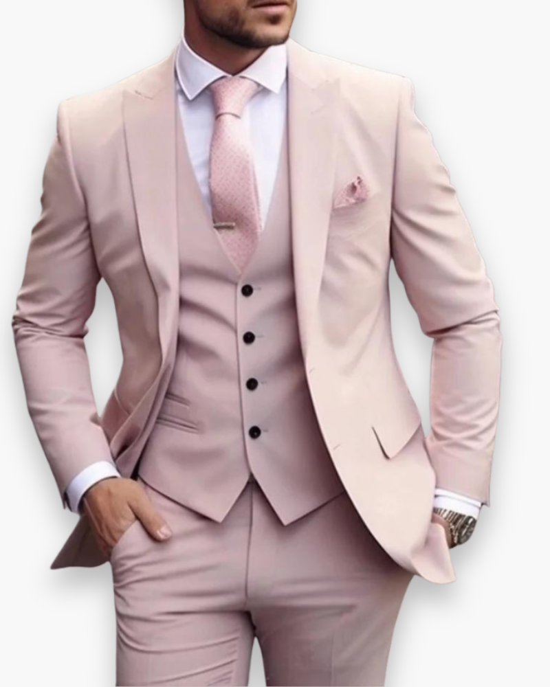 Herenspak 3-delig Slim Fit voor Mannen