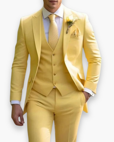 Herenspak 3-delig Slim Fit voor Mannen