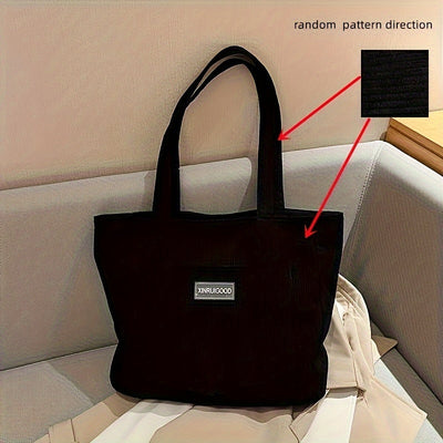 Elegante Corduroy Tas voor Dames