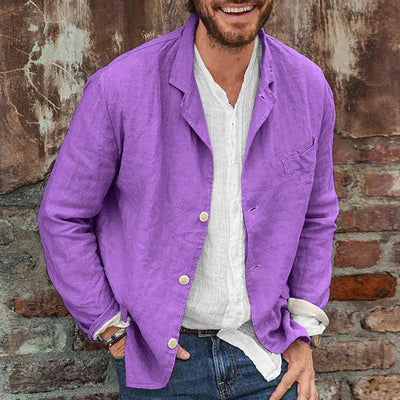 Casual Katoenen Blazer voor Heren