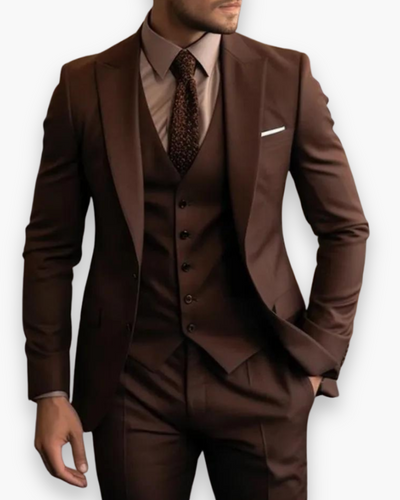 Herenspak 3-delig Slim Fit voor Mannen