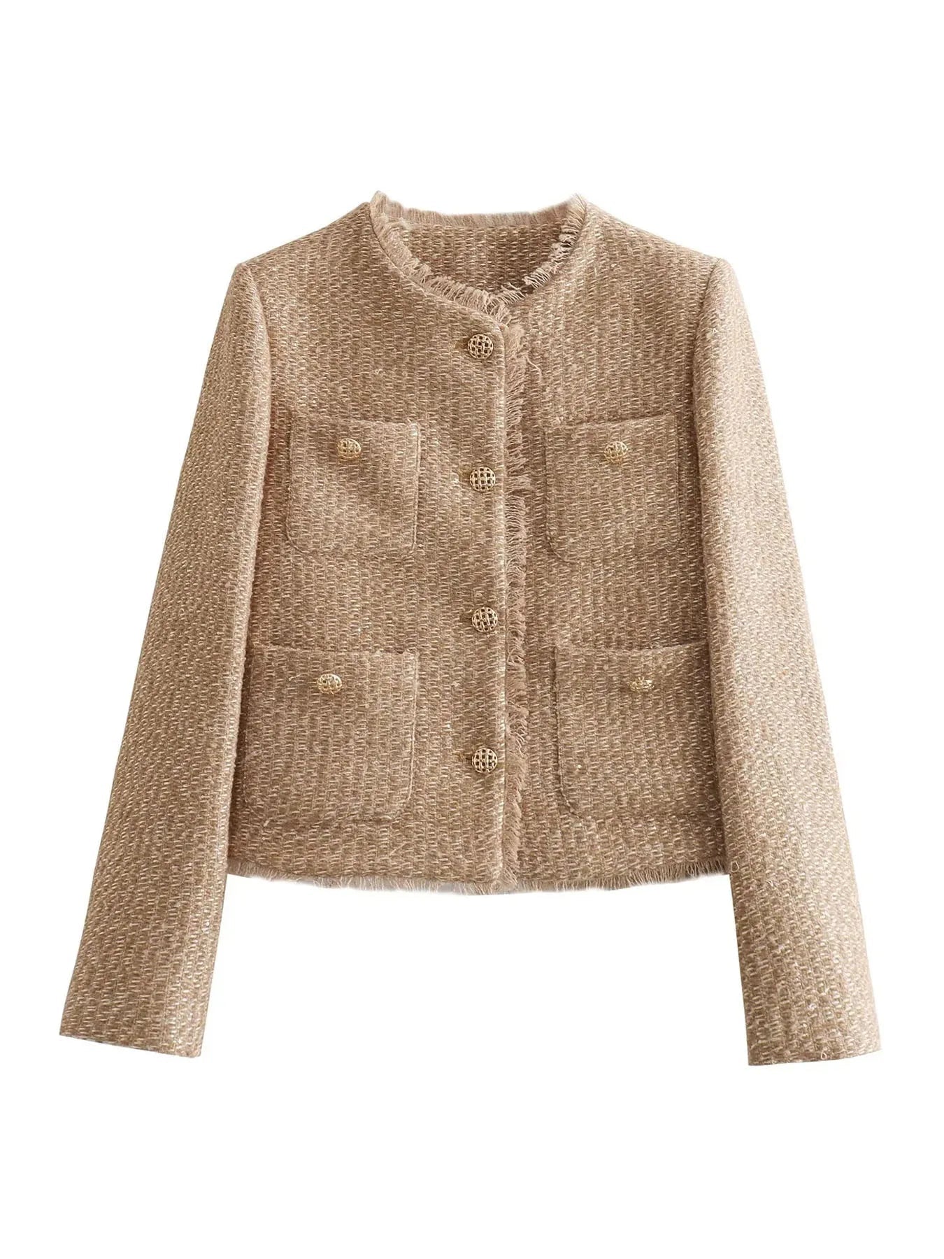 Casual Buttoned Jacket for Women