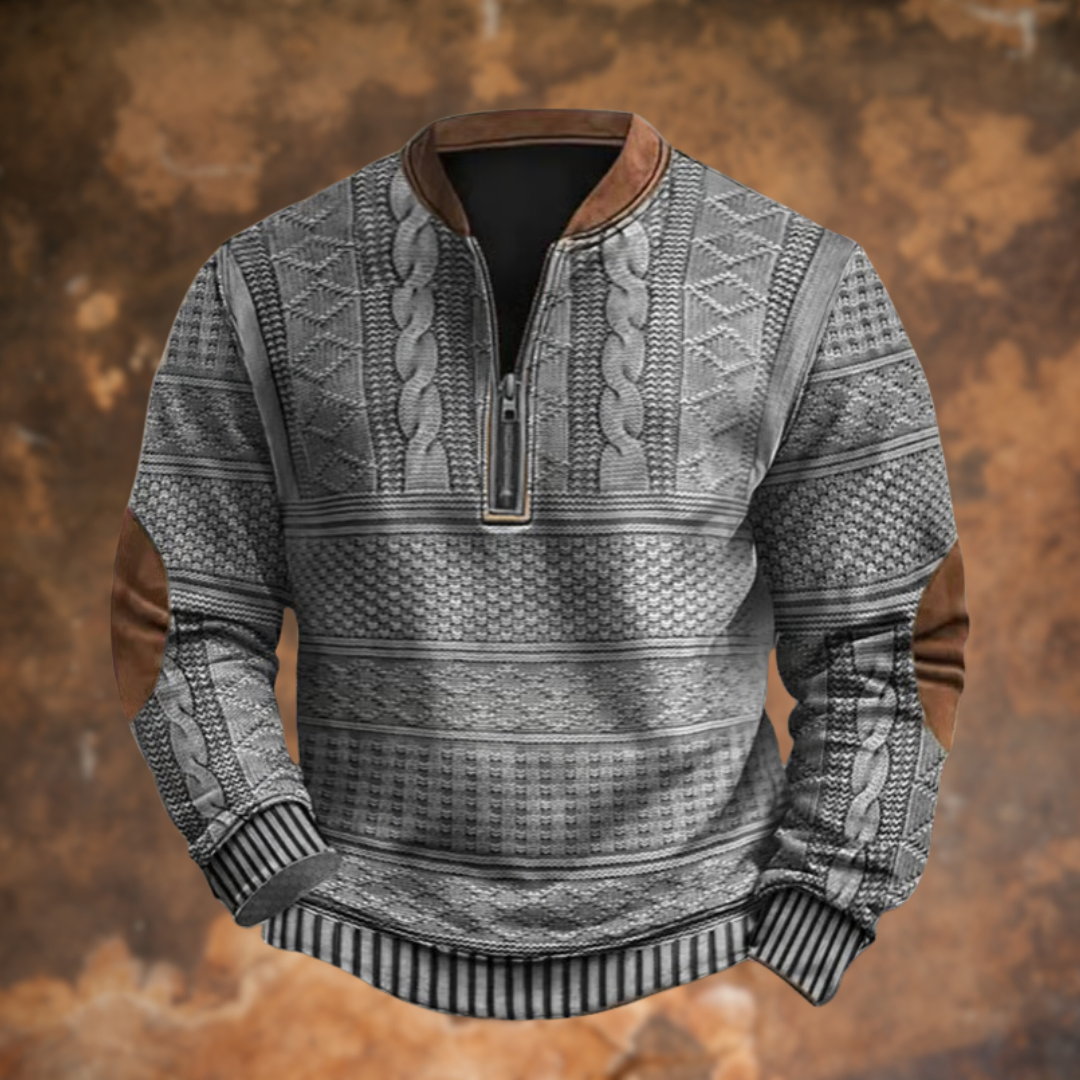 Ritssluiting Henley Trui voor Heren
