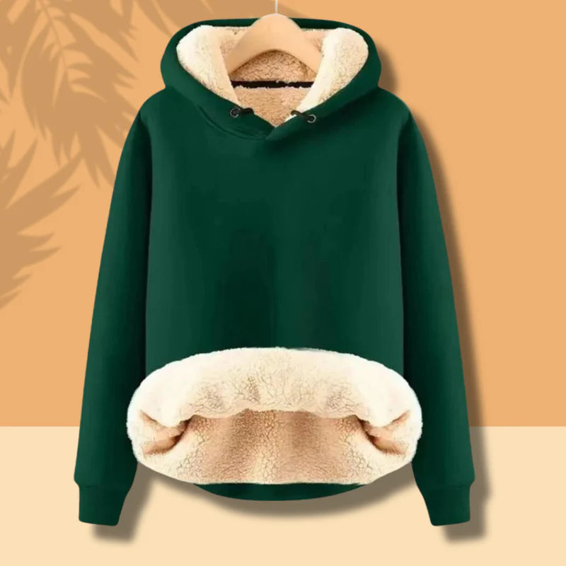 Neiver-Furry Fleece Hoodie