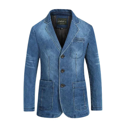 Denim Blazer voor Mannen