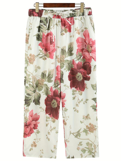 Lara - Zomerbroek met bloemen