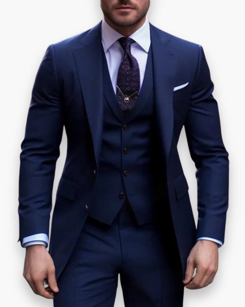 Herenspak 3-delig Slim Fit voor Mannen