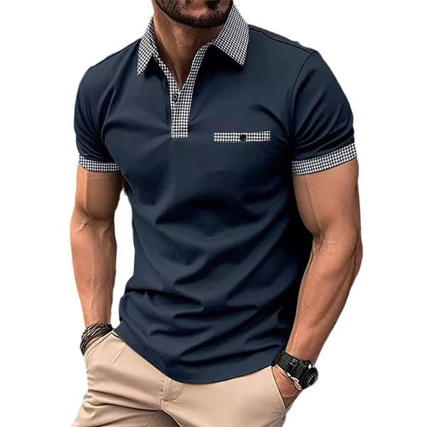 James-Heren Knoopsluiting Polo T-shirt