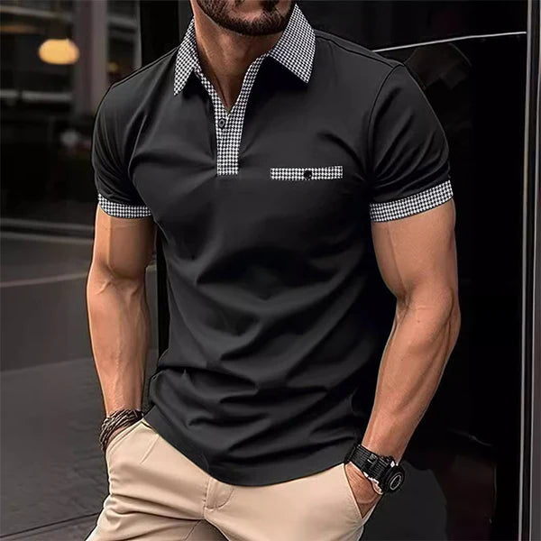 James-Heren Knoopsluiting Polo T-shirt