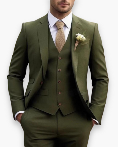 Herenspak 3-delig Slim Fit voor Mannen