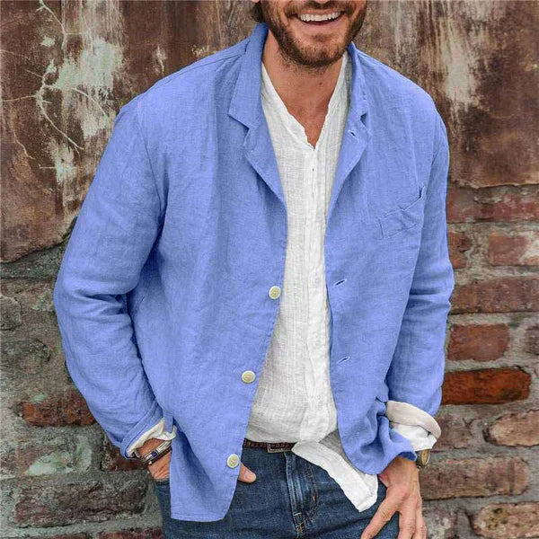 Casual Katoenen Blazer voor Heren