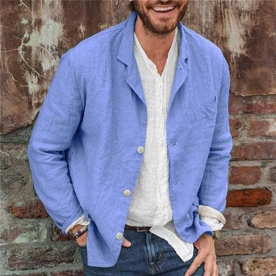 Casual Katoenen Blazer voor Heren