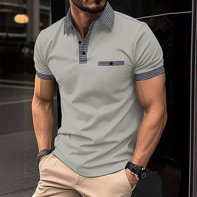 James-Heren Knoopsluiting Polo T-shirt