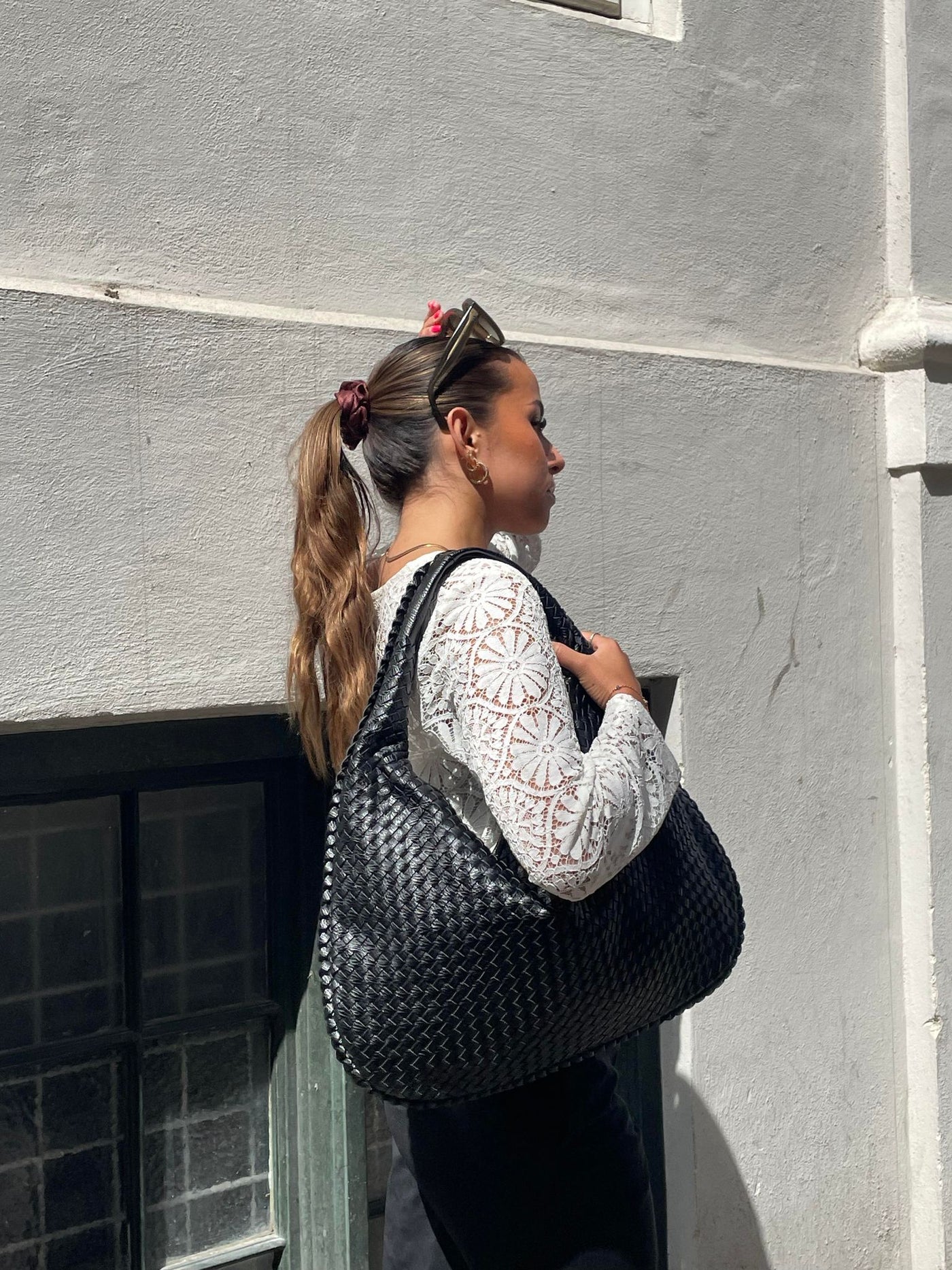 Geweven Crossbody Handtas voor Dames