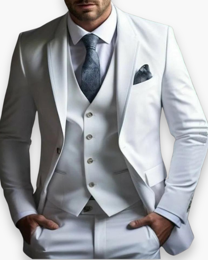 Herenspak 3-delig Slim Fit voor Mannen