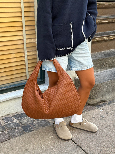 Geweven Crossbody Handtas voor Dames