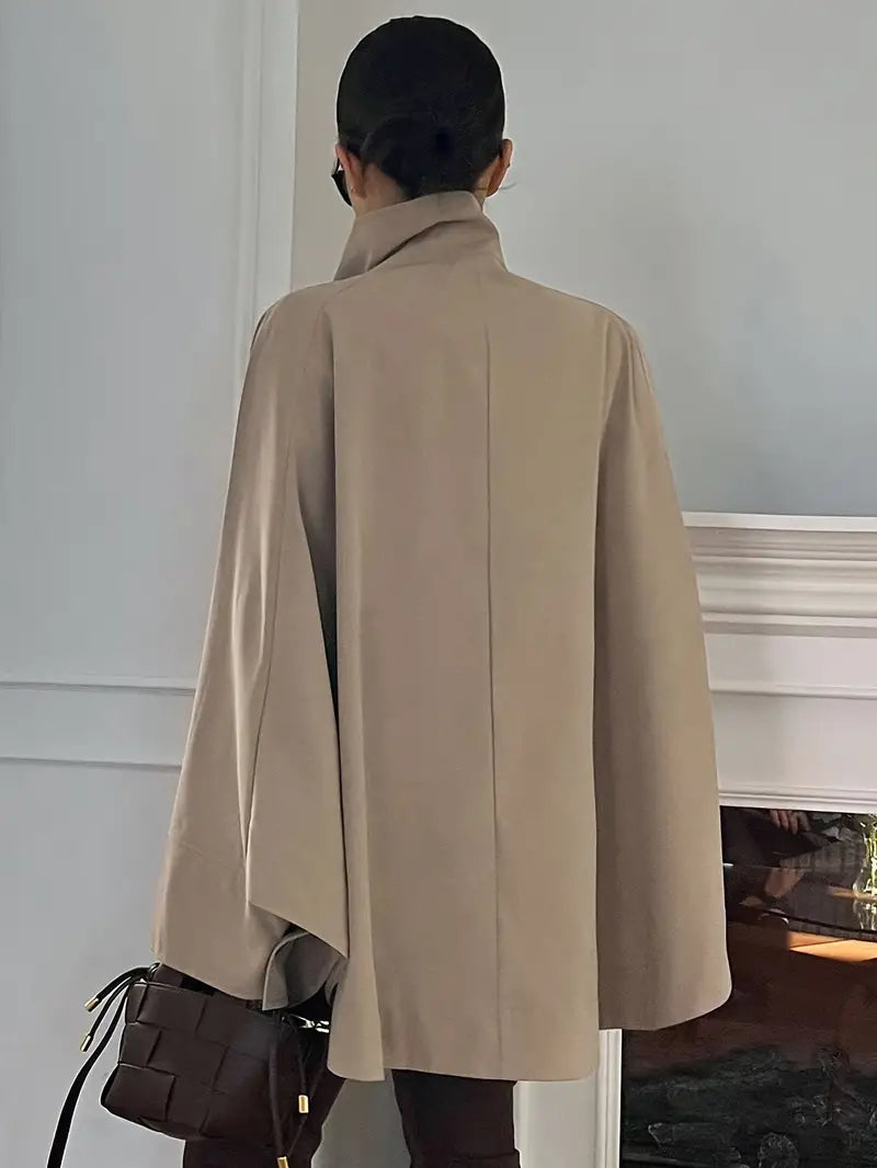 Remo - Stijlvolle lange mouwen Batwing Lapel Jacket - Huis Van Stijl