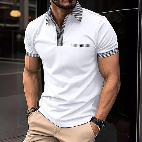 James-Heren Knoopsluiting Polo T-shirt