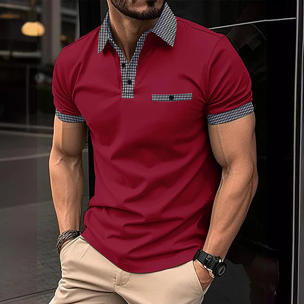 James-Heren Knoopsluiting Polo T-shirt