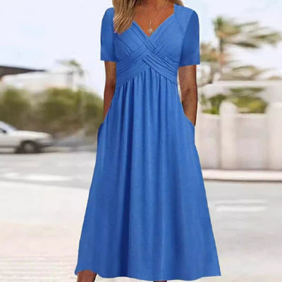 V-Hals Maxi Jurk voor Dames