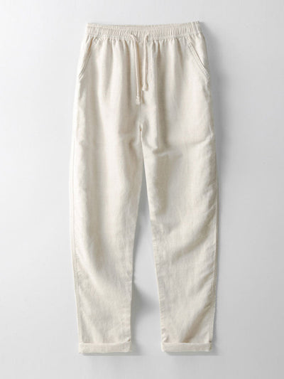 Casual Short Sleeve Shirt and Pants Set for Men