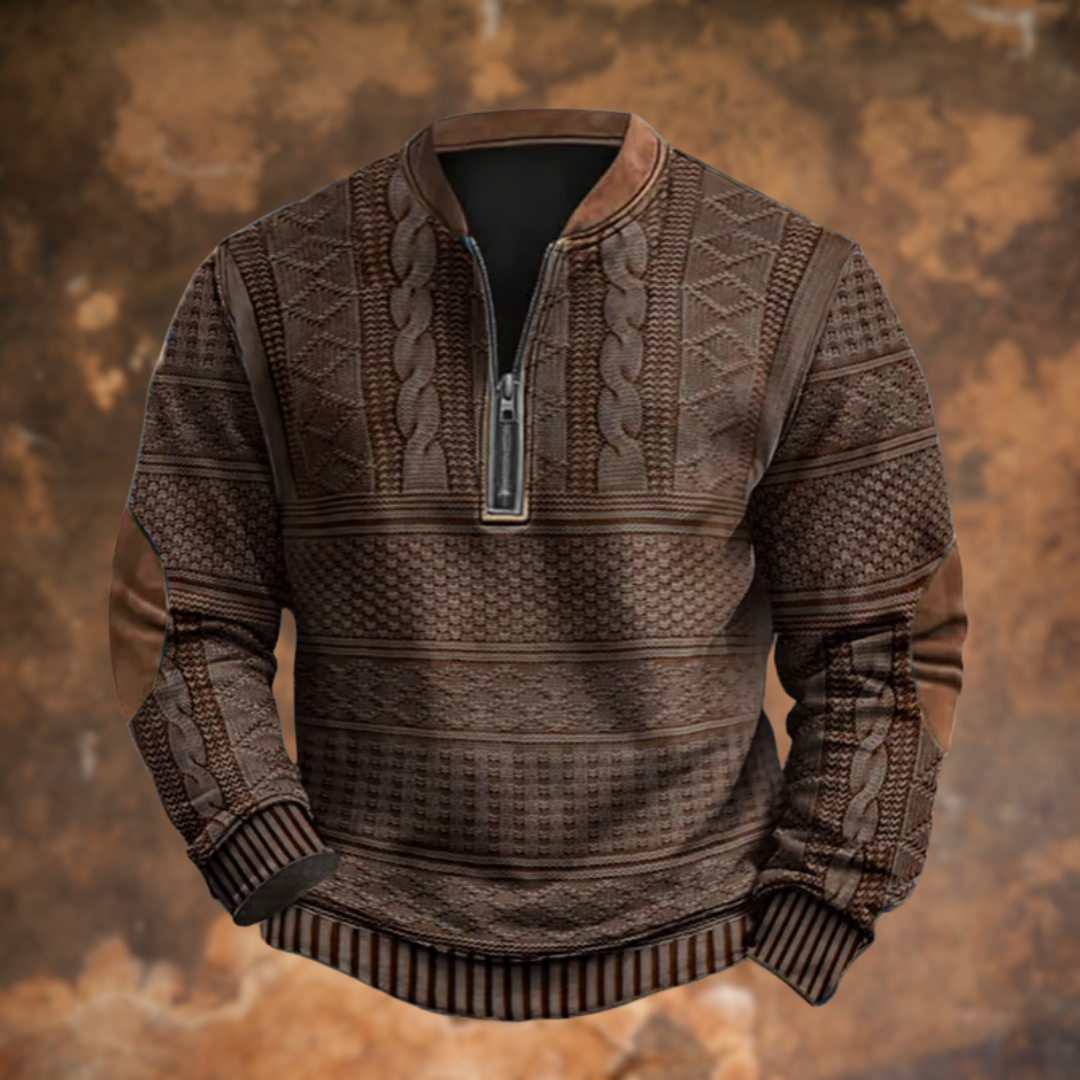 Ritssluiting Henley Trui voor Heren