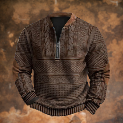 Ritssluiting Henley Trui voor Heren