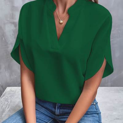 Elegante V-hals Zomerblouse voor Dames