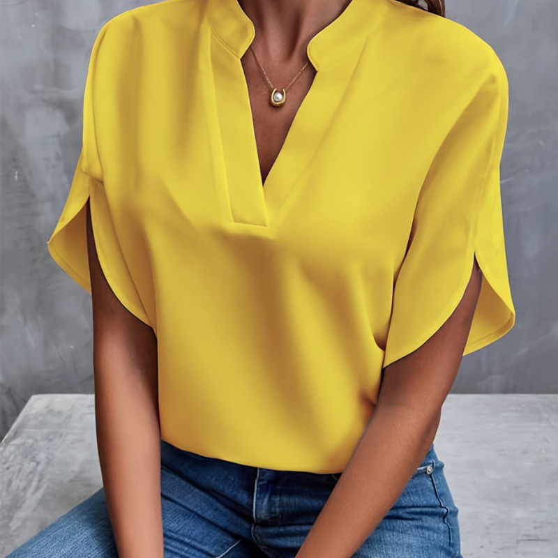 Elegante V-hals Zomerblouse voor Dames