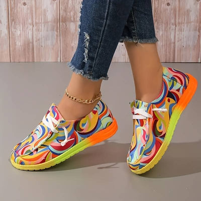 Kleurrijke Lage Sneakers voor Dames