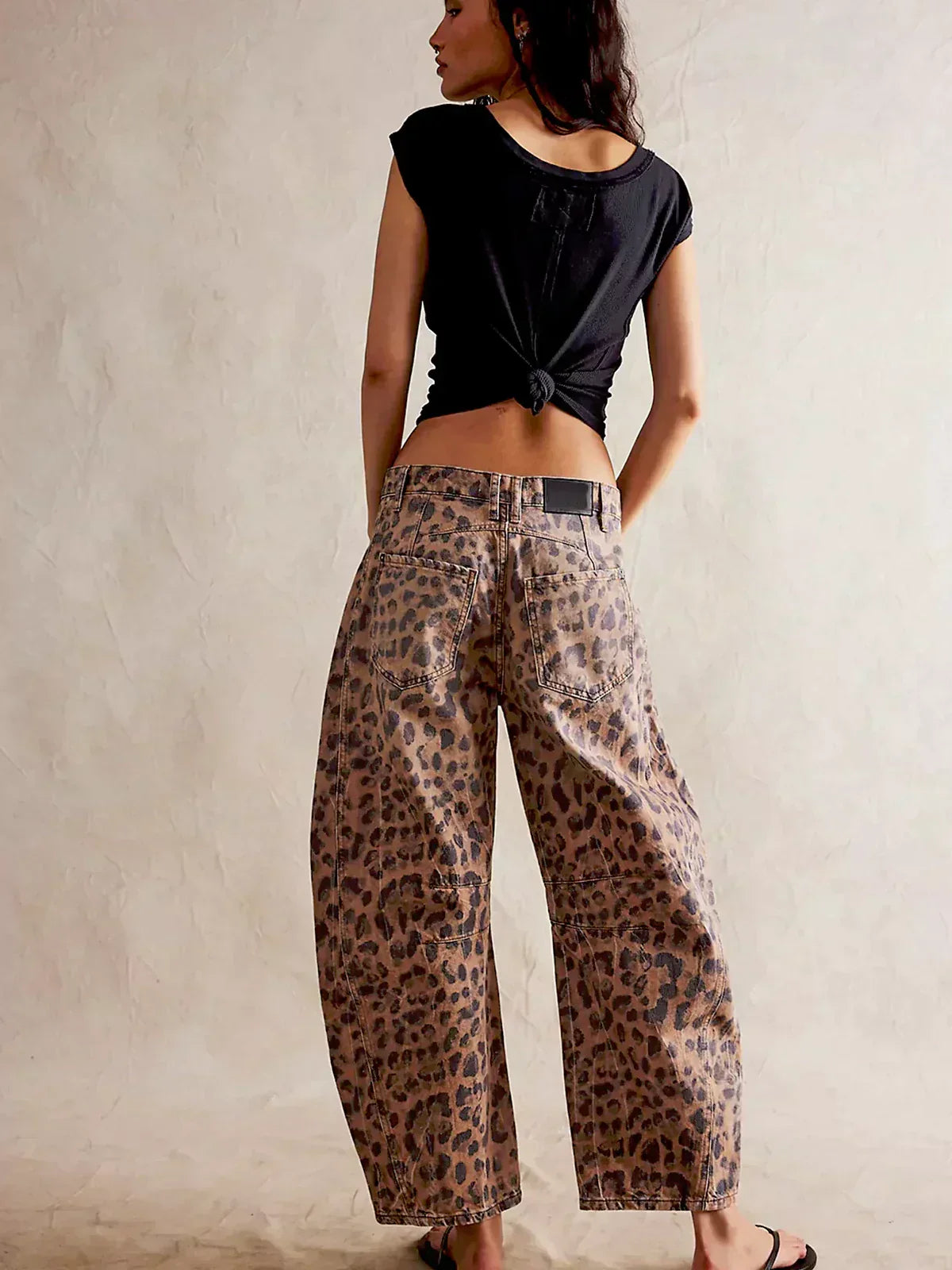 Katoenen High-waist Straight Jeans voor Dames