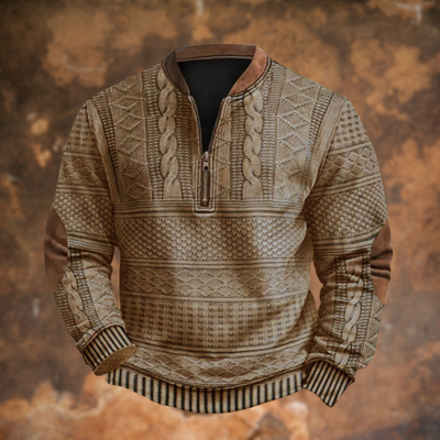 Ritssluiting Henley Trui voor Heren